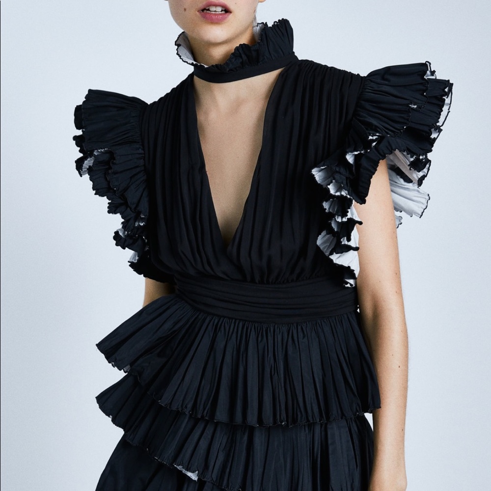 Zara ruffled skirt. Bloggers pick - Picture 3 of 4
